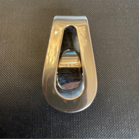 Ferragamo Silver Money Clip! Made In Italy! New In Box! - Picture 6 of 6